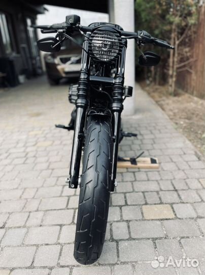 Прямой руль на harley-davidson sportster