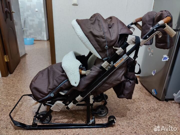 Санки коляска ника 7 8к