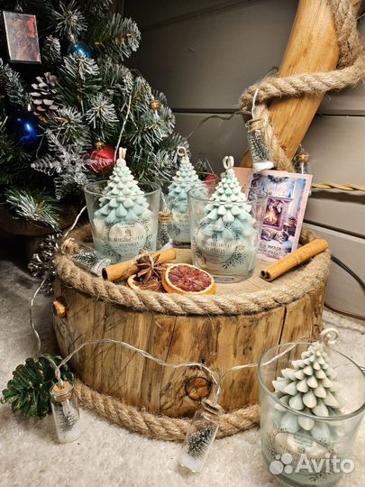 Свеча новогодняя 