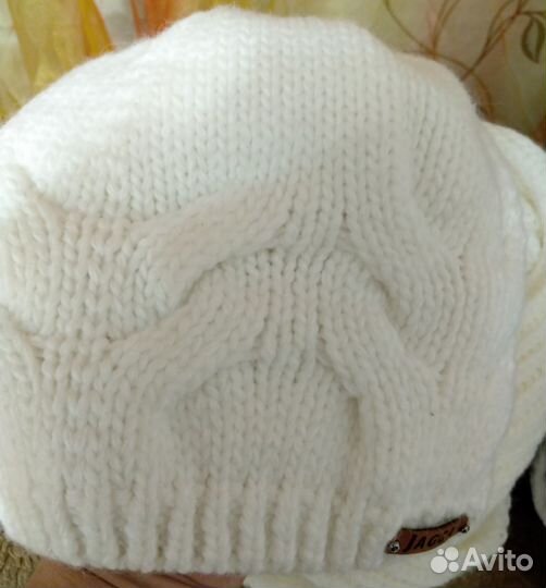 Комплект шапка и снуд женский