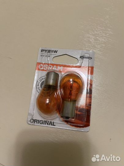 Лампа Osram py21w bau15s 12v