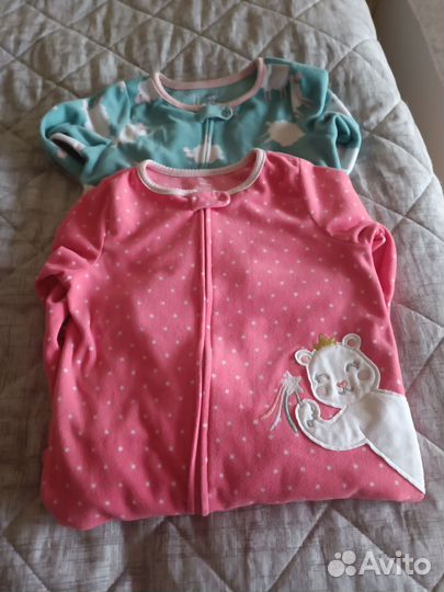 Флисовые пижамы Carters