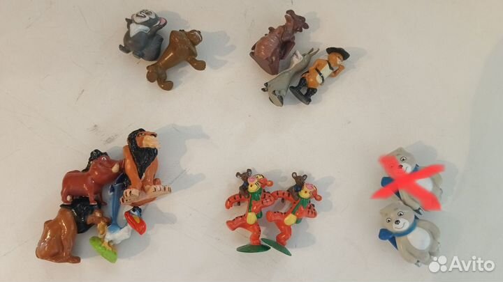 Фигурки из киндер сюрприза