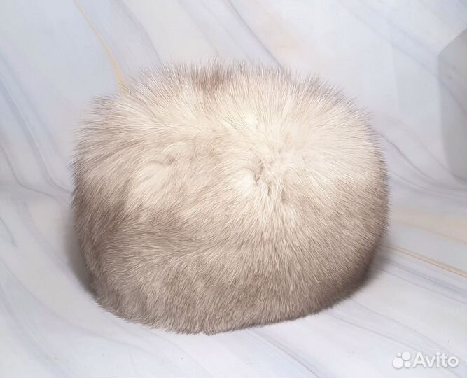 Шапка из песца женская