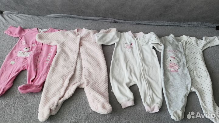 Детские вещи пакетом для девочки с рождения