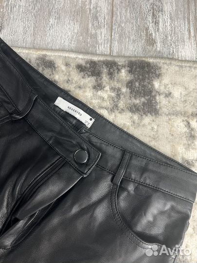 Брюки кожаные