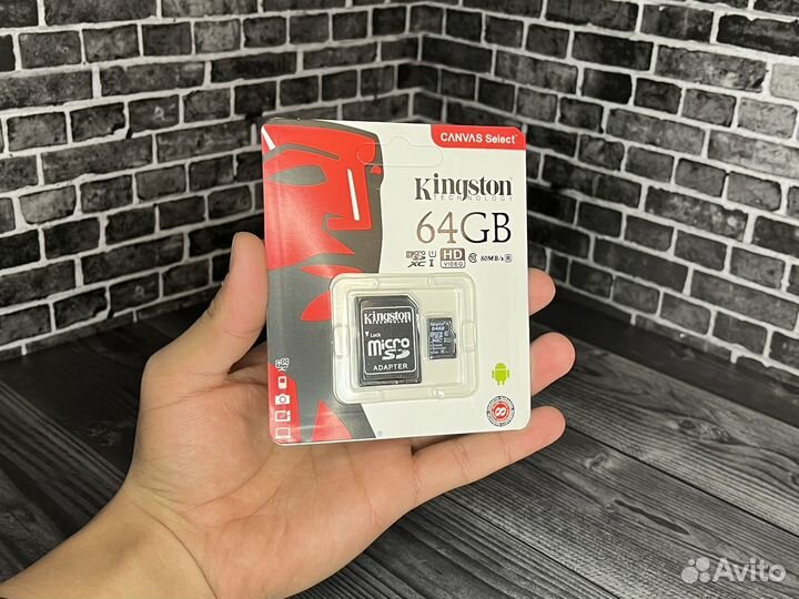 Карта памяти micro sd 64 gb