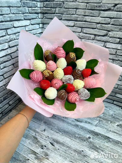 Съедобные мужские и женские букеты.Мужской букет