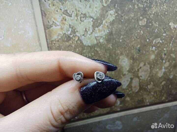 Серебряные серьги