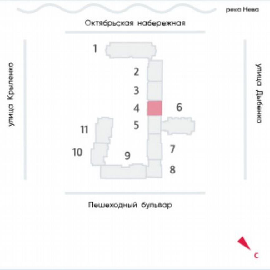 Квартира-студия, 20 м², 4/23 эт.