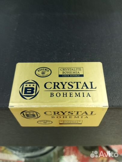 Набор стаканов для виски Bohemia Crystal Quadro