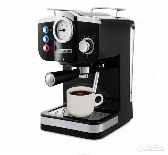 Рожковая Кофеварка Kitfort KT-739