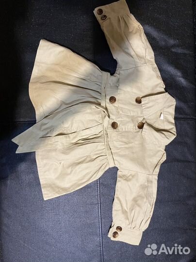 Плащ тренч для девочки 80-86