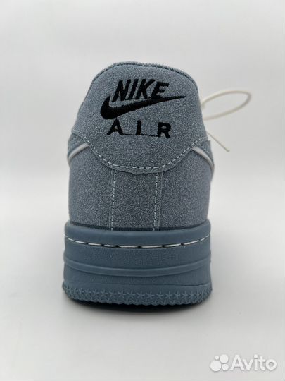 Кроссовки мужские nike air force голубые