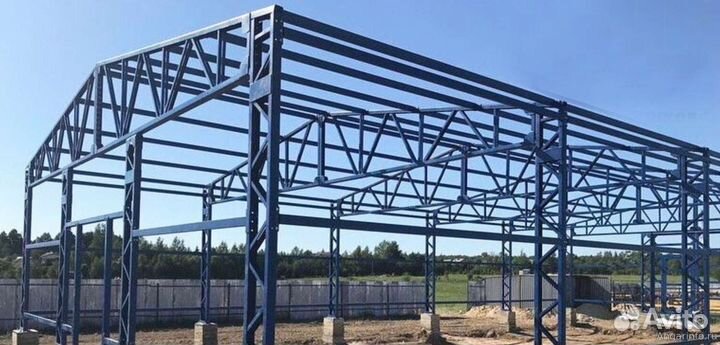 Гараж из сендвич панелей
