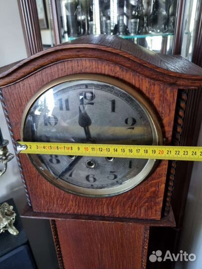 Часы напольные,Канадский дуб,механизм19 века,Франц