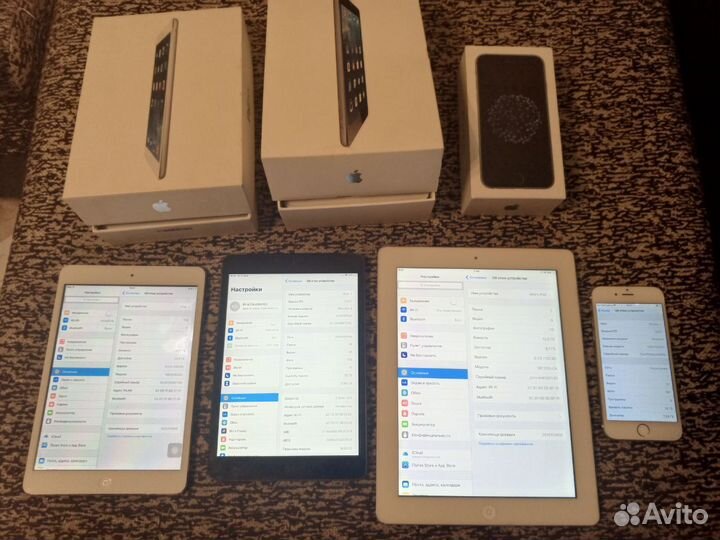 iPad mini 2 - 32 gb A1490 black + iPad mini 1 - 32