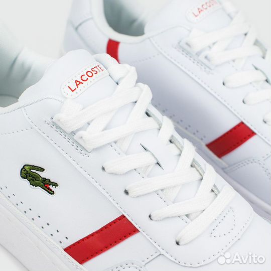 Кеды Lacoste T-Clip White Red