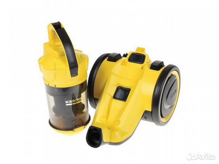 Желтый пылесос Karcher VC3 - по частям