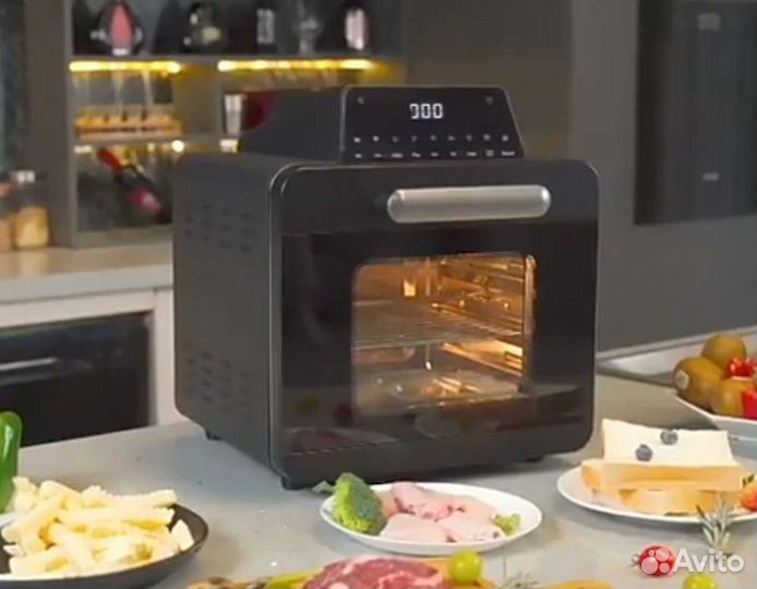 Мини-печь аэрогриль - аэрофритюрница 14л