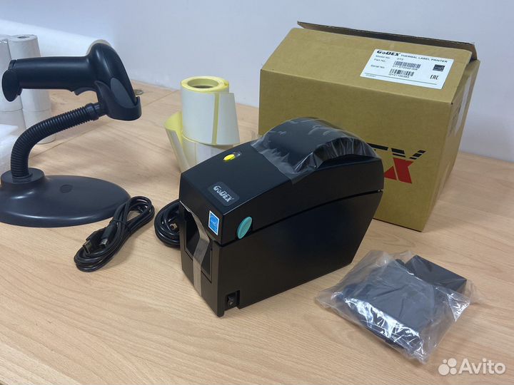 Термопринтер для печати этикеток Godex DT-2US