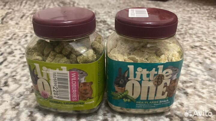 Корм little one и песок для грызунов и шиншилл