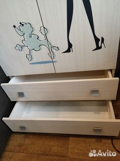 Шкаф комбинированный двустворчатый Амели