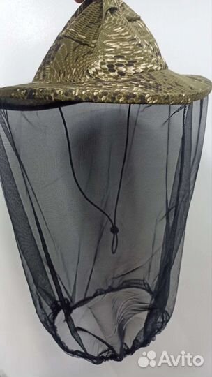 Панама с москитной сеткой, накомарник с кольцом