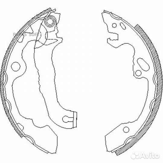 Road house 404000 Колодки торм.бараб.Focus I -04