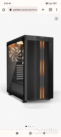 Передняя панель корпуса be quiet 500 dx