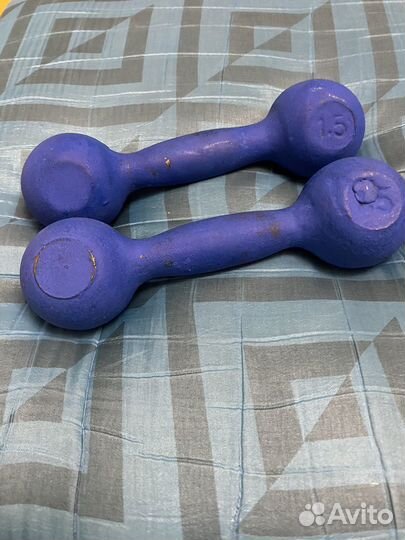 Гантели 1,5 кг