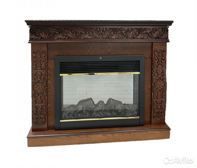 Камин электрический Широкий очаг