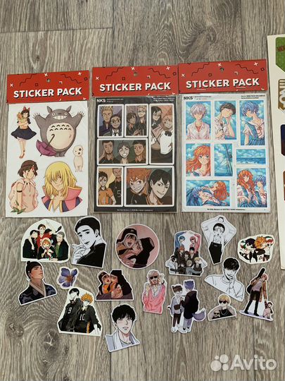 Наклейки аниме