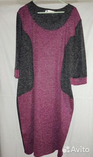 Платье повседневное р.58