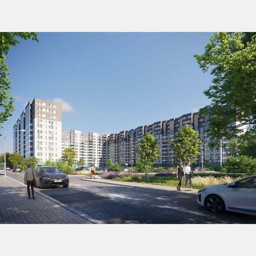 2-к. квартира, 57 м², 6/12 эт.