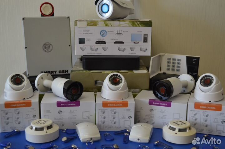 Системы видеонаблюдения и охранной сигнализации