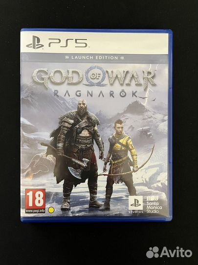 Диск God Of War Ragnarok для PS5