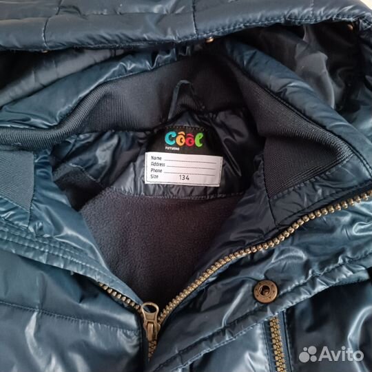 Пуховик на мальчика 128