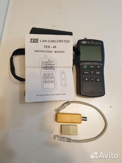 Тестер Ethernet кабеля - Lan Cablemeter TES-46