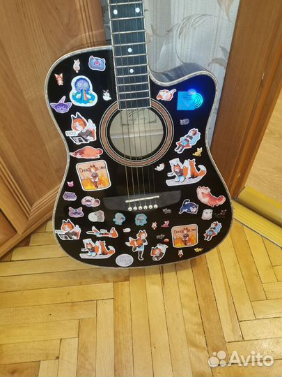 Гитара Deviser L-806-BK (+ чехол, медиаторы, капо)