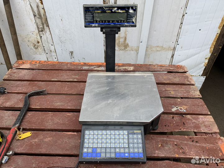 Весы штрих-принт М 15-2,5 со стойкой