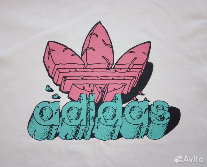 Футболка граффити Adidas (S)