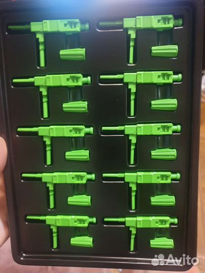 Оптический коннектор SC/APC 10 шт