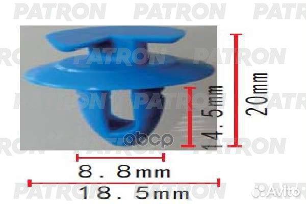 Клипса пластмассовая AlfaRomeo,Fiat,Lancia прим