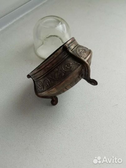 Солонка, мельхиор