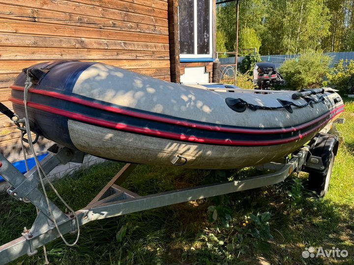 Надувная лодка пвх под мотор бу