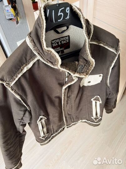 Джинсовая куртка теплая мужская