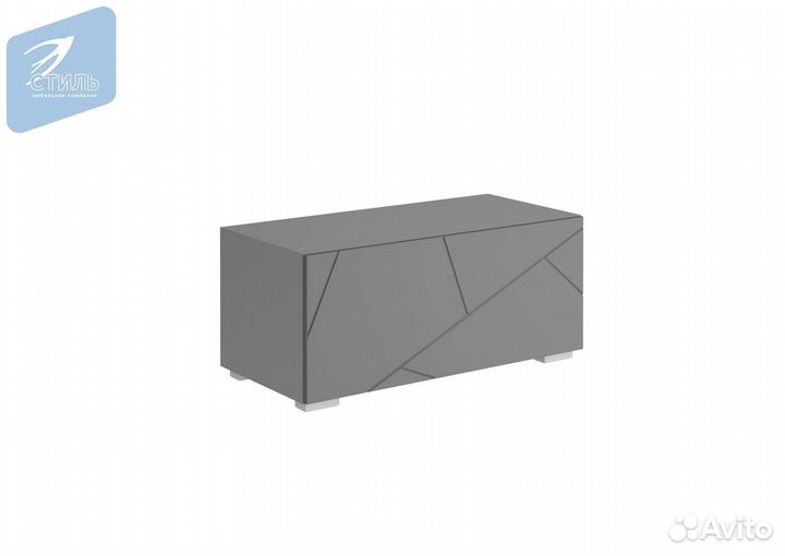 Гранж Тумба напольная тм-001 Серый