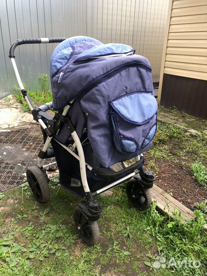 Коляска-трансформер Babyton Pillo OX Dark Blue