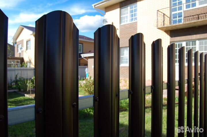 Штакетник Круглый фигурный